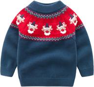 👕 cozy knit: leexiang toddler boys pullover sweaters for warm winter style logo