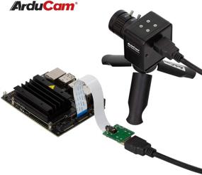 img 1 attached to 📷 12.3MP Arducam IMX477 Camera Bundle for Nvidia Jetson Nano/Xavier NX: HQ Camera Module with 6mm CS-Mount Lens, Metal Enclosure, Tripod, and HDMI Extension Adapter