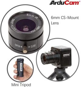 img 3 attached to 📷 12.3MP Arducam IMX477 Camera Bundle for Nvidia Jetson Nano/Xavier NX: HQ Camera Module with 6mm CS-Mount Lens, Metal Enclosure, Tripod, and HDMI Extension Adapter