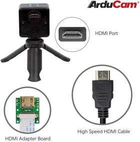 img 2 attached to 📷 12.3MP Arducam IMX477 Camera Bundle for Nvidia Jetson Nano/Xavier NX: HQ Camera Module with 6mm CS-Mount Lens, Metal Enclosure, Tripod, and HDMI Extension Adapter