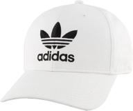 stylish adidas originals men's trefoil structured precurve cap - unleash your urban style logo