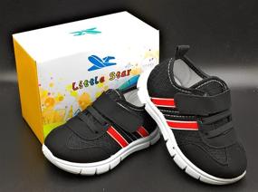 img 1 attached to Bless Children Toddlers Breathable Black1203 Size Girls' Shoes and Athletic: Stylish and Comfortable Footwear for Active Kids