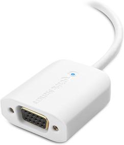 img 1 attached to ⚪️ Белый адаптер USB C to VGA - совместимый с Thunderbolt 4 / USB4 / Thunderbolt 3 для MacBook Pro, Dell XPS 13, 15, HP Spectre x360, Surface Pro и других от Cable Matters