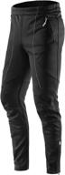 🚴 winter windproof thermal fleece men's bike pants by letook - ideal for cycling, running, and jogging logo