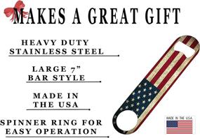 img 3 attached to Bottle Opener Patriotic America Vintage