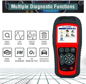 img 3 attached to 🔧 Autel MaxiTPMS TS601: Advanced OBDII Code Reader and TPMS Sensor Relearn Reset Activate, with Enhanced ECU Reprogramming Functionality