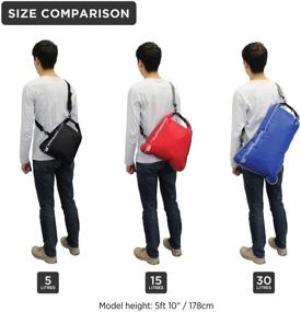 img 1 attached to 🌊 Сохраняйте сухость с водонепроницаемой сумкой Overboard Waterproof Dry Flat Bag: ваша идеальная водостойкая решение.