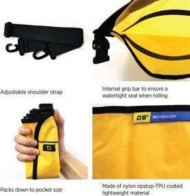 img 2 attached to 🌊 Сохраняйте сухость с водонепроницаемой сумкой Overboard Waterproof Dry Flat Bag: ваша идеальная водостойкая решение.
