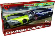 🏎️ high-speed slot car race with scalextric micro hyper cars logo