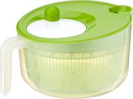 🥗 efficient goodcook bpa-free plastic 5-qt. deluxe salad spinner with rotary turn knob: a must-have for fresh salad lovers! logo