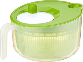 img 3 attached to 🥗 Efficient GoodCook BPA-Free Plastic 5-Qt. Deluxe Salad Spinner with Rotary Turn Knob: A Must-Have for Fresh Salad Lovers!