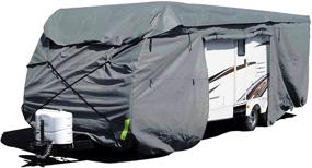 img 4 attached to 🚗 Budge Toy Hauler RV Covers for Toy Hauler RVs Up to 29ft Long (Polypropylene, Gray), 301 to 396 Inches Long (RVRB-52)