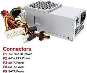 img 2 attached to 250W Power Supply for Dell Optiplex 390 790 990 3010 DT 530s 537s 540s 545s 546s 560s 570s 580s Vostro 200s 220s 230s 400s Studio 540s Slim Desktop DT Systems (YEECHUN L250NS-00 D250AD-00)