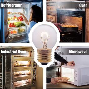 img 2 attached to 🔆 Enhanced Oven Light Bulbs for Refrigerators: Quality Incandescent Industrial Electrical Solution