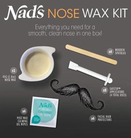 img 3 attached to 👃 Nad's Nose Wax Kit: Quick & Easy Nose Hair Removal for Men & Women