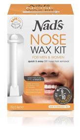 img 4 attached to 👃 Nad's Nose Wax Kit: Quick & Easy Nose Hair Removal for Men & Women