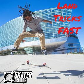 img 1 attached to Skater Trainers Skateboarding Accessories: Accelerate Learning and Safety for Skate Tricks. Suitable for All Skateboards and Beginner Kids, Teens, Adults, Boys, and Girls - Master Ollie, Kickflip, and More!