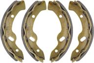 🔧 enhanced drive-up brake shoes set for ezgo medalist txt 1997 and newer, workhorse 1996 and newer, yamaha g14-g22 1994-2006, pack of 4 logo