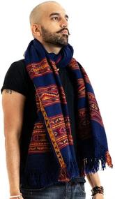 img 1 attached to 🙏 Embark on a Serene Journey with Meditation Om Shanti Crafts: Women's Prayer Accessories, Scarves & Wraps