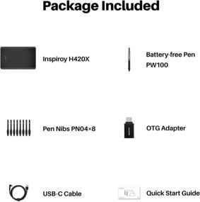 img 1 attached to HUION H420X Battery Free Compatible Chromebook