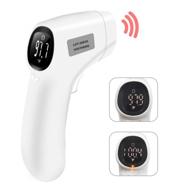 🌡️ vosthems touchless forehead thermometer: non-contact infrared digital thermometer for baby kids and adults with led screen, fever alarm, and easy one-button measure - ideal for household use logo