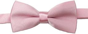 img 3 attached to Adjustable Solid Wedding Party Dress Boys' Accessories : Bow Ties