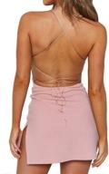 👗 just quella backless spaghetti clubwear: stylish women's dresses logo