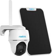 📷 reolink go pt outdoor security camera system with solar panel - 3g/4g lte, solar battery powered, starlight night vision, 2-way audio, pir motion detection - no wifi, no wires, us version logo