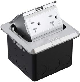 img 4 attached to Защитные крышки для розеток из нержавеющей стали от WEBANG
