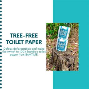 img 1 attached to 🚽 BAMTIME Toilet Paper: 12 Rolls 3-Ply Ultra Soft Bamboo - Septic Safe, Quilted Camper Tissue for Family Mega, Camping, RVs, Boats