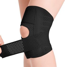 img 4 attached to 🦵 Galvaran Knee Brace: Effective Support for Meniscal Tear, Knee Pain, Arthritis – Adjustable, Breathable, Suitable for Sports Injuries (Men & Women)