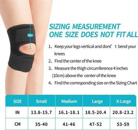 img 3 attached to 🦵 Galvaran Knee Brace: Effective Support for Meniscal Tear, Knee Pain, Arthritis – Adjustable, Breathable, Suitable for Sports Injuries (Men & Women)