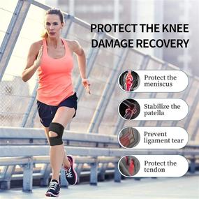 img 2 attached to 🦵 Galvaran Knee Brace: Effective Support for Meniscal Tear, Knee Pain, Arthritis – Adjustable, Breathable, Suitable for Sports Injuries (Men & Women)