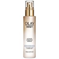 🌬️ olay cooling face mist, hydrating facial mist with cucumber water & white mint, 3.3 fl oz - ultimate essence for ultimate hydration logo