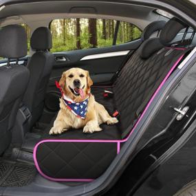 img 2 attached to 🐶 Waterproof Bench Dog Car Seat Cover: Durable, Scratch Proof, Washable – Perfect Pet Protector for Cars, Trucks & SUVs