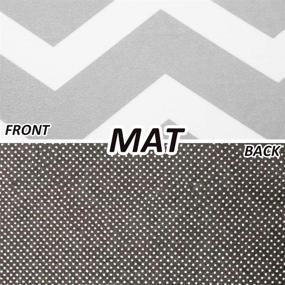 img 1 attached to Non Slip Absorbent Washable 19 7X31 5Inch 19 7X47 2Inch