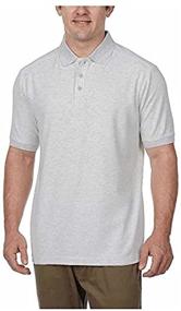 img 1 attached to 👕 Kirkland Signature Pique Medium Heather Men's Clothing: Premium Shirts for Style and Comfort