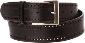 img 2 attached to Allen Edmonds Mens Lamar Black Men's Accessories for Belts