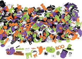img 1 attached to Assorted Halloween Foam Craft Stickers Scrapbooking & Stamping
