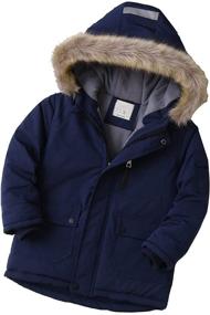img 4 attached to Winter Jacket Windbreaker Fashion Puffer Boys' Clothing for Jackets & Coats