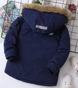 img 3 attached to Winter Jacket Windbreaker Fashion Puffer Boys' Clothing for Jackets & Coats