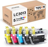 🖨️ tesen compatible lc3013 ink cartridge set for brother mfc-j491dw mfc-j497dw mfc-j690dw mfc-j895dw series printer - lc 3013 lc3011 replacement (5 pack, 2 black 1 cyan 1 magenta 1 yellow) logo