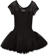 👗 capezio tutu dress with keyhole back – girls' clothing logo