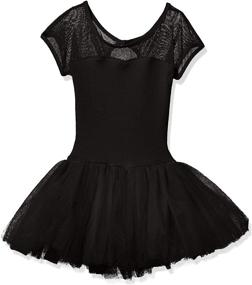 img 2 attached to 👗 Capezio Tutu Dress with Keyhole Back – Girls' Clothing