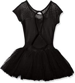 img 1 attached to 👗 Capezio Tutu Dress with Keyhole Back – Girls' Clothing