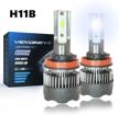 h11b led headlights replacement headlampshi logo