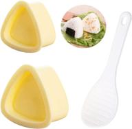 triangle onigiri beige japanese children logo