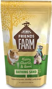 img 4 attached to Supreme Tiny Friends Farm Bathing Sand: High-Quality 2.2lb Grooming Essential
