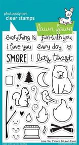 img 2 attached to 💌 Lawn Fawn Clear Stamps 4x6 - Love You S'more: Discover Precise Image Imprints