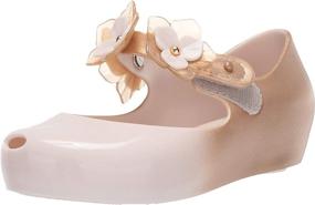 img 1 attached to SEO-Optimized Melissa Ultragirl Flower Ballet Flat Shoes for Toddler Girls